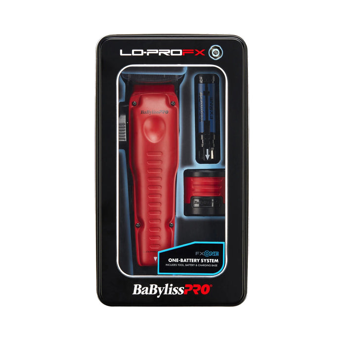 BaBylissPRO FXONE Lo-ProFX Limited Edition Matte Red Clipper Model #BB-FX829MR, UPC: 074108486295