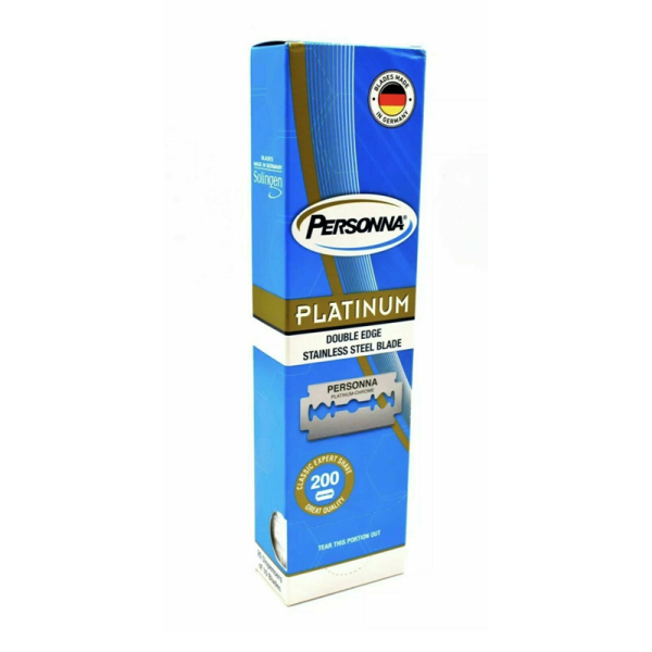 Personna Blue Double Edge Razor Blades 200ct Model #PR-DE200, UPC: 8850662161081