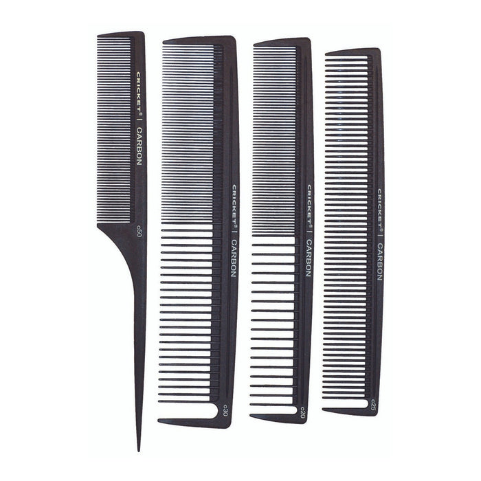 Cricket Carbon Combs Stylist 4 Pack Model #CR-5515215, UPC: 672555152154
