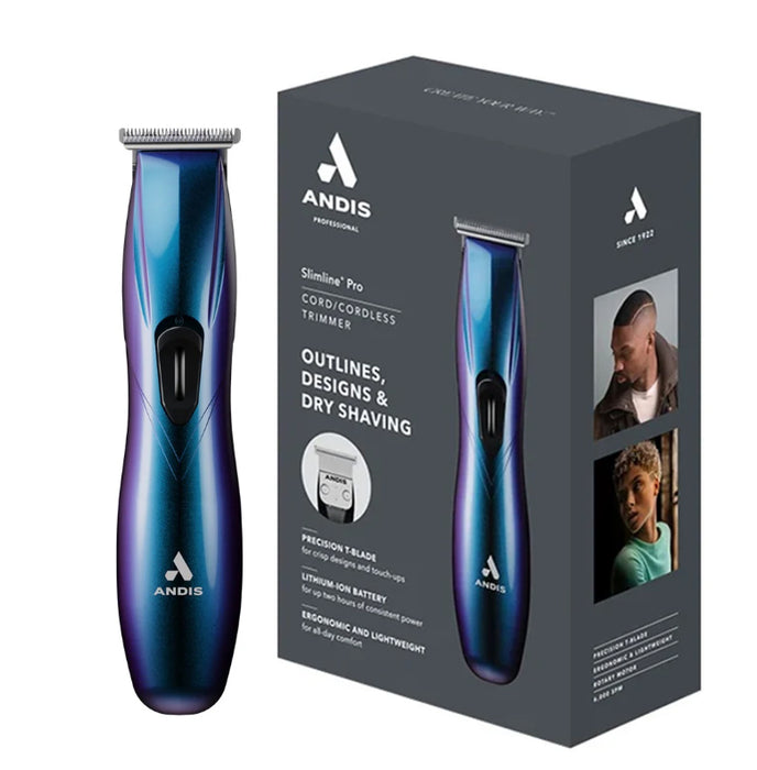 Andis - Slimline Pro Li Trimmer (Galaxy) - D8 Model #AN-560974, UPC: 040102004810