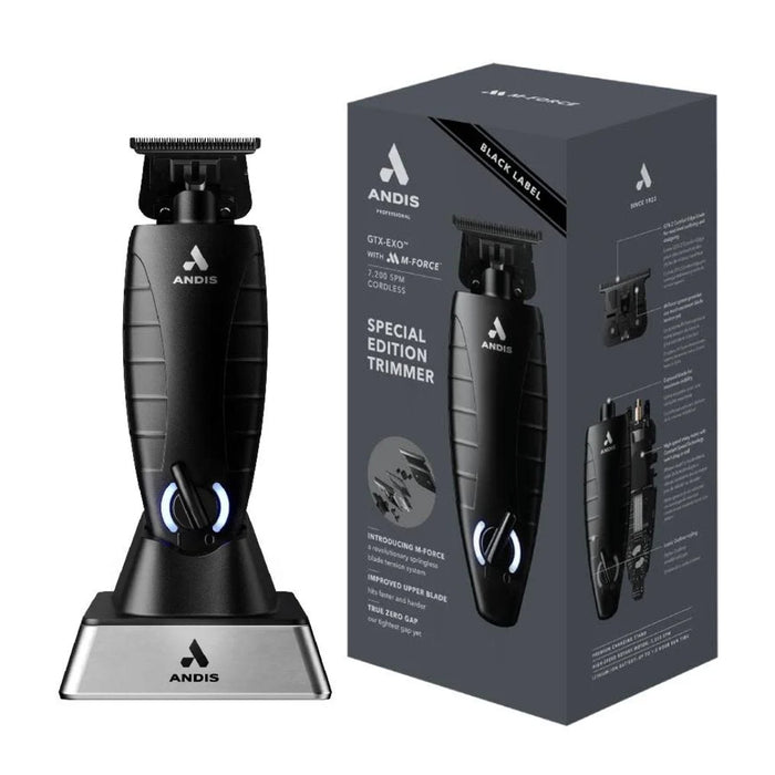 Andis GTX-EXO Trimmer M-FORCE - Black Label - ORL-S Model #AN-561862, UPC: 040102006203