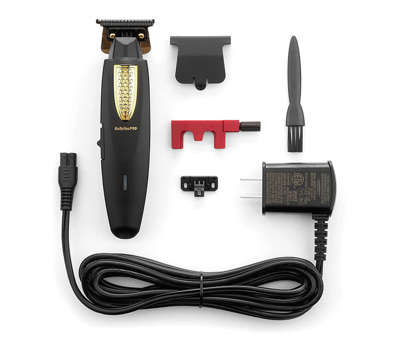 BABYLISS PRO LithiumFX Cord / Cordless Ergonomic Trimmer - Gold Model #BB-FX773N, UPC: 074108466815
