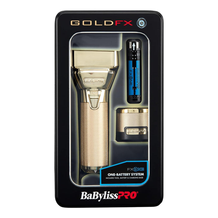 BabylissPro GoldFX FXONE Double Foil Shaver Model #BB-FX79FSG, UPC: 074108470508
