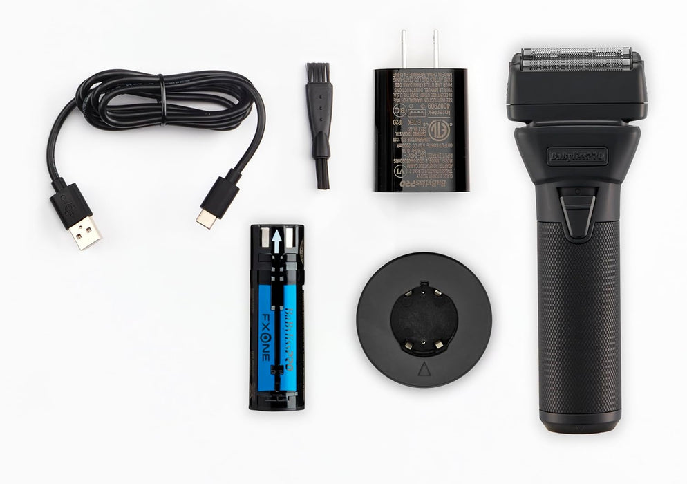 BabylissPro BlackFX FXONE Double Foil Shaver Model #BB-FX79FSMB, UPC: 074108477651