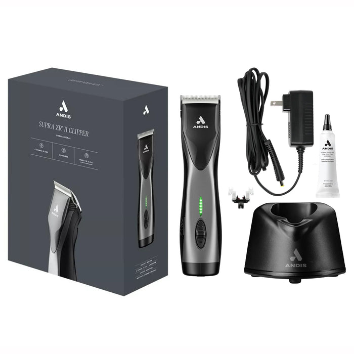 Andis Supra ZR II Cordless Detachable Blade Clipper Model #AN-79160, UPC: 040102791604