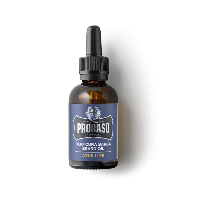 Proraso Beard Oil 30ml Azur Lime Model #RA-8371-AZU, UPC: 8004395007417
