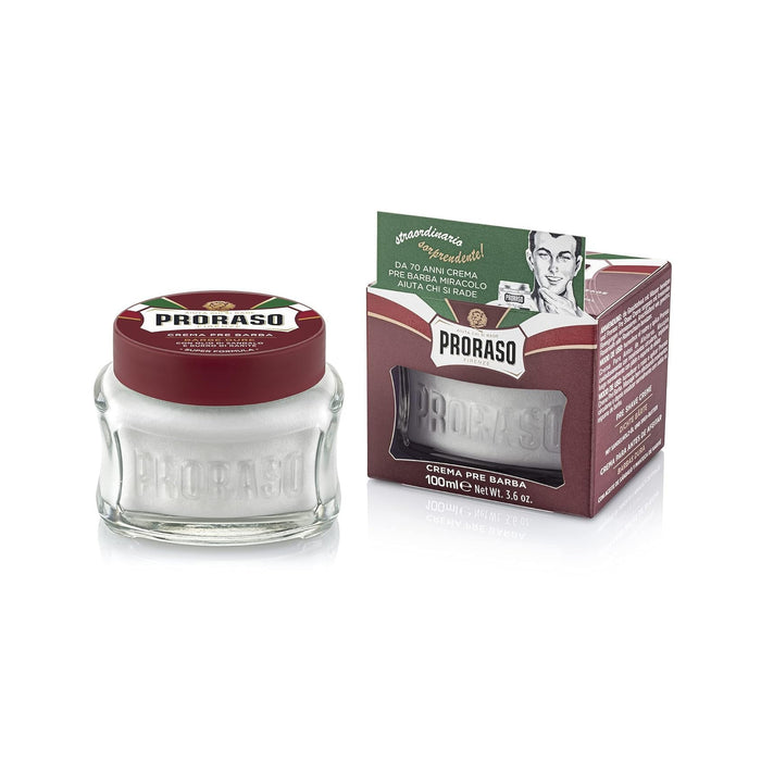 Proraso Pre Shave Cream 100ml Red Model #CW-400902, UPC: 8004395009022