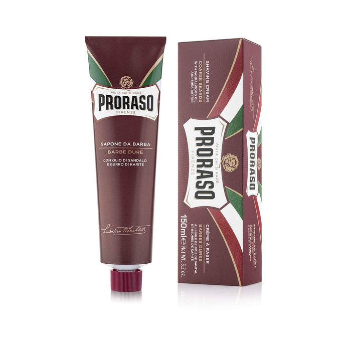 Proraso Shaving Cream in Tube Red 150ml Model #RA-400912, UPC: 8004395009121