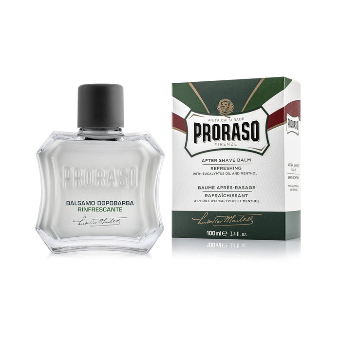 Proraso After Shave Balm Green: Refreshing, 100ml Model #RA-400980, UPC: 8004395009800