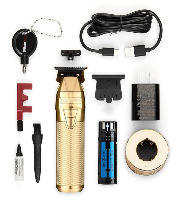 BaBylissPRO GoldFX FXONE Professional Cord/Cordless Trimmer #FX799G, UPC: 074108477668