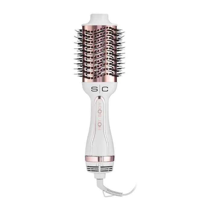 STYLECRAFT Hot Body Ionic 2-in-1 Blowout Oval Hot Air Brush Hair Dryer Volumizer Model #SCBDB, UPC: 850014553883