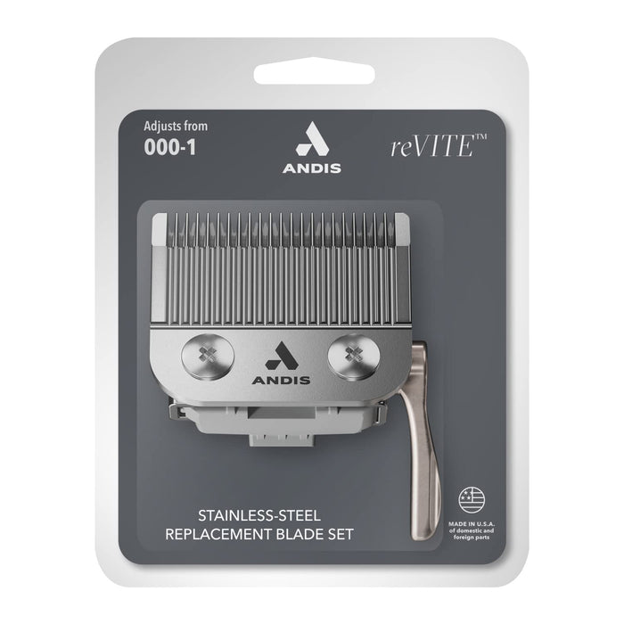 Andis Taper Blade reVITE Gray Model #AN-86010, UPC: 040102860102