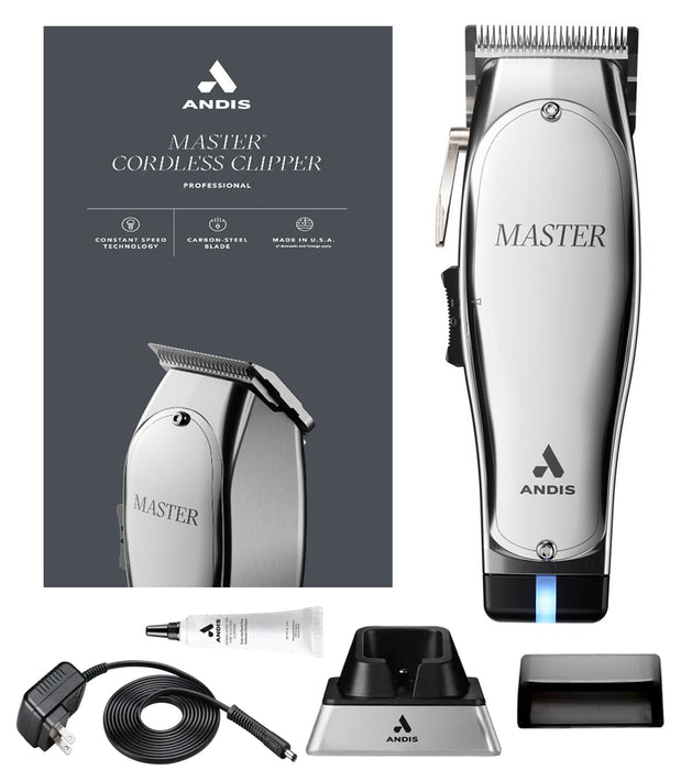 Andis - Cordless Master Clipper Li - MLC (000-1) Model #AN-12660, UPC: 040102126604