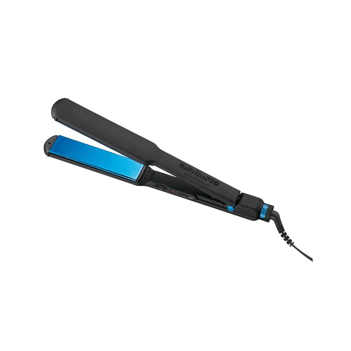 BaBylissPRO Nano Titanium Limited Edition Black & Blue 1½" Ultra-Thin Flat Iron Model #BB-BNTMB4073TUC, UPC: 074108482891