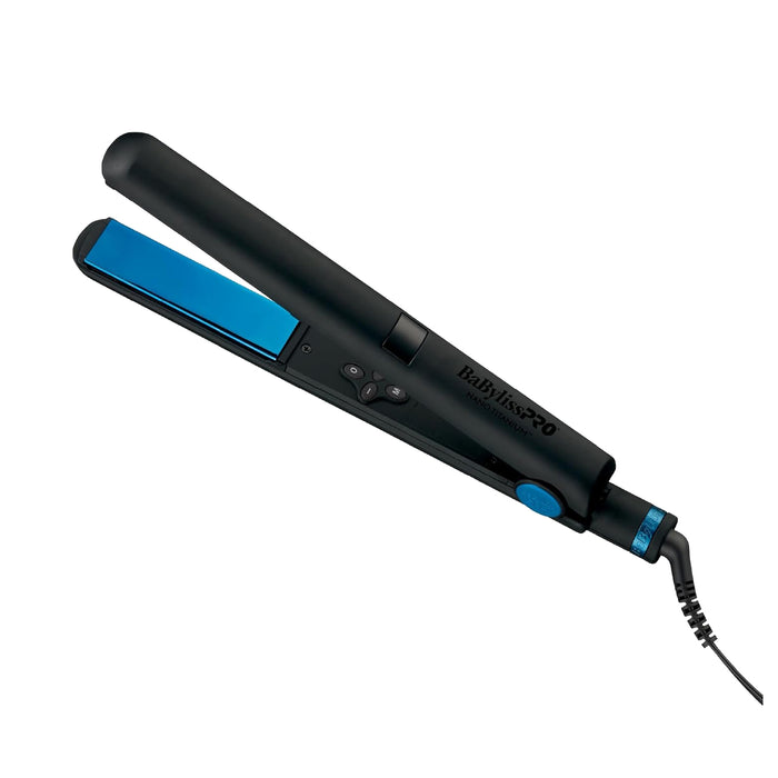 BaBylissPRO Nano Titanium Limited Edition Black & Blue 1" Digital Flat Iron Model #BB-BNTMB4095TUC, UPC: 074108482907