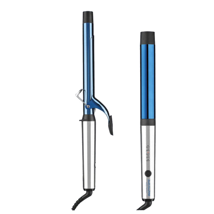 BaBylissPRO Nano Titanium 1" Extended-Barrel Curling Iron & 1 1/4" Curling Wand Gift Set Model #BB-BNTPP56UC, UPC: 074108475138