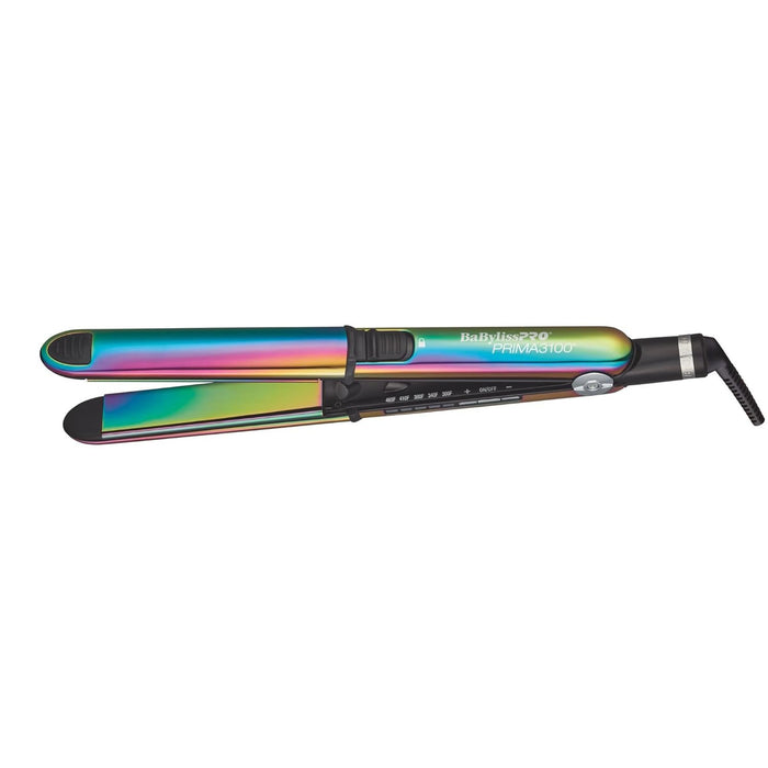 BaBylissPRO Limited Edition Iridescent Nano Titanium Prima3100 1" Styling Iron Model #BB-BNTRB3100TUC, UPC: 074108475077