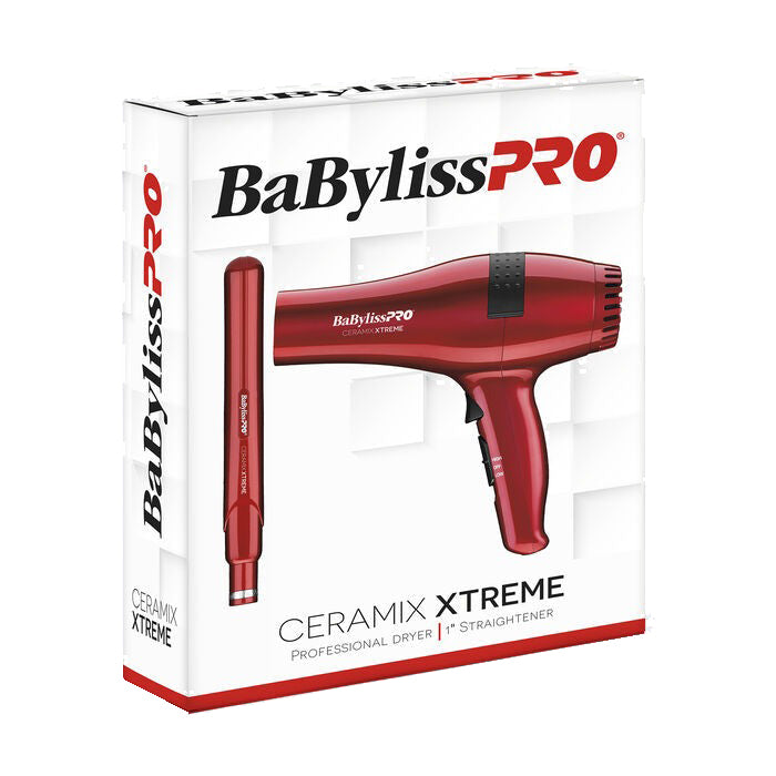 BaBylissPRO CERAMIX XTREME 1" Straightening Iron & Professional Dryer Prepack Model #BB-CEPP1, UPC: 074108428783