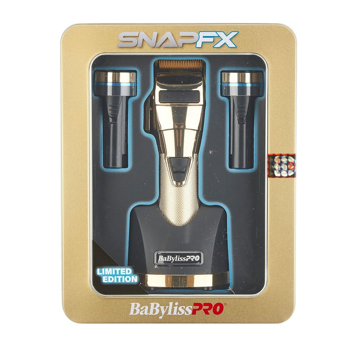 BaBylissPRO SNAPFX Gold Limited Edition Cordless Clipper Model #BB-FX890GI, UPC: 074108466785