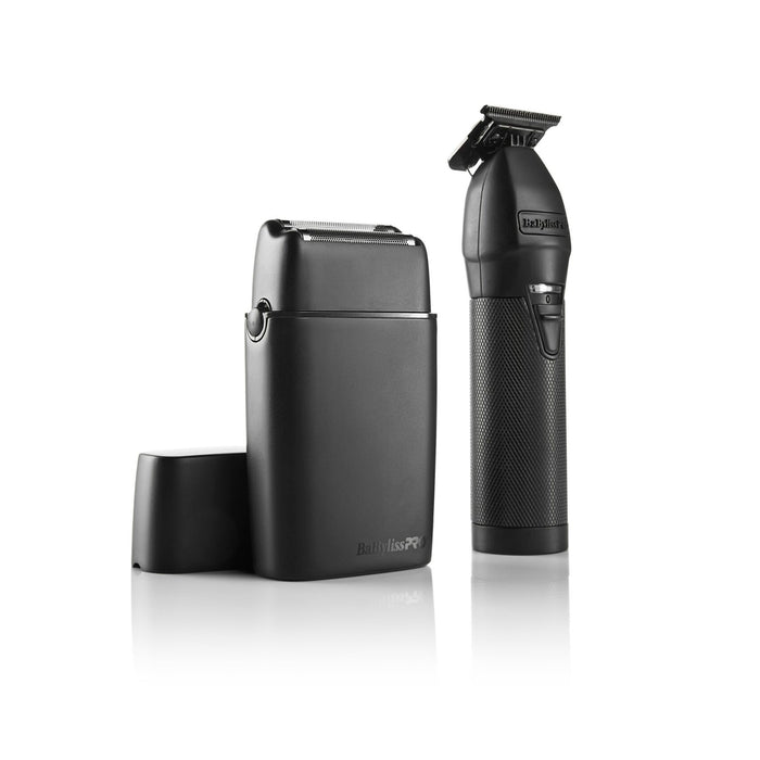 BaBylissPRO LIMITEDFX Matte Black Trimmer & Double Foil Shaver Model #BB-FXDUOFS2TMB, UPC: 074108487773