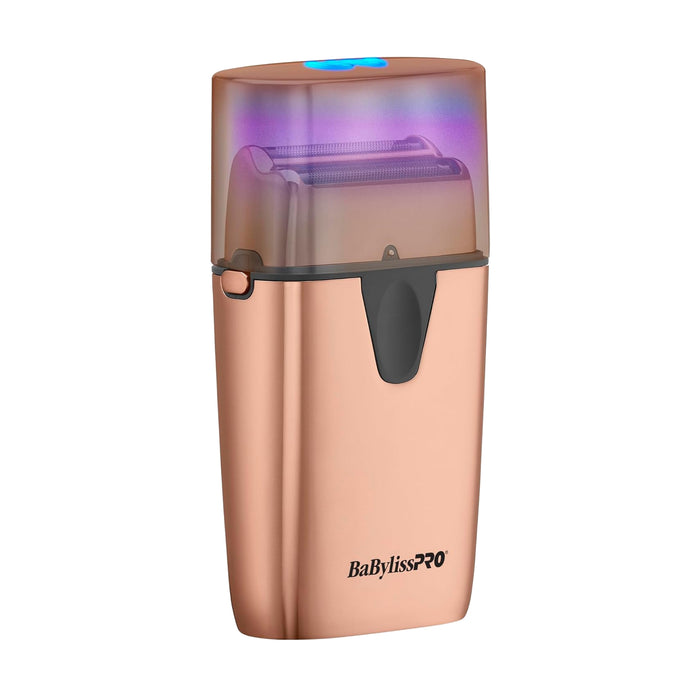 BaBylissPRO Rose Gold UV Double Foil Shaver Model #BB-FXLFS2RG, UPC: 074108486622