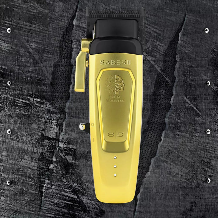 StyleCraft Saber 2.0 Professional Cordless Hair Clipper - Gold Model #ZZ-SC617M, UPC: 810069132853