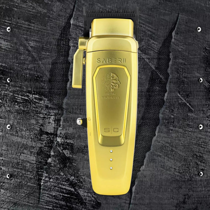 StyleCraft Saber 2.0 Professional Cordless Hair Clipper - Gold Model #ZZ-SC617M, UPC: 810069132853