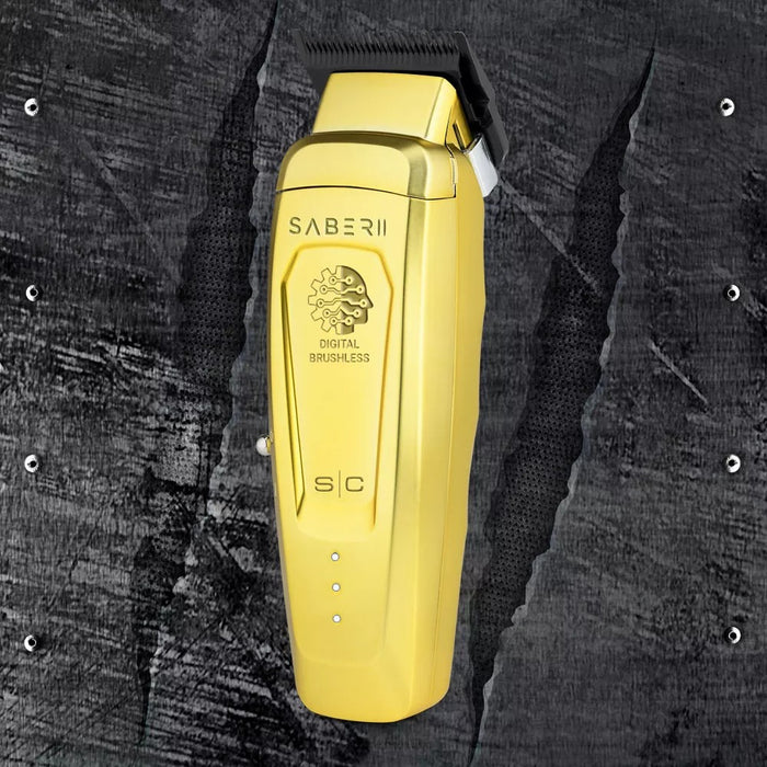 StyleCraft Saber 2.0 Professional Cordless Hair Clipper - Gold Model #ZZ-SC617M, UPC: 810069132853