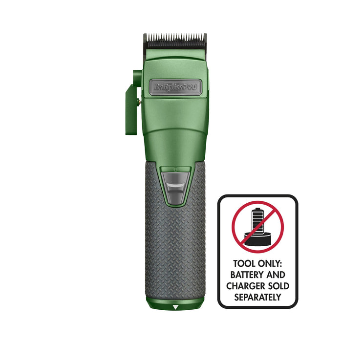 BaBylissPRO FXONE Limited Edition Green Charcoal Clipper (Tool Only) Model #BB-LFX899GC, UPC: 074108487780