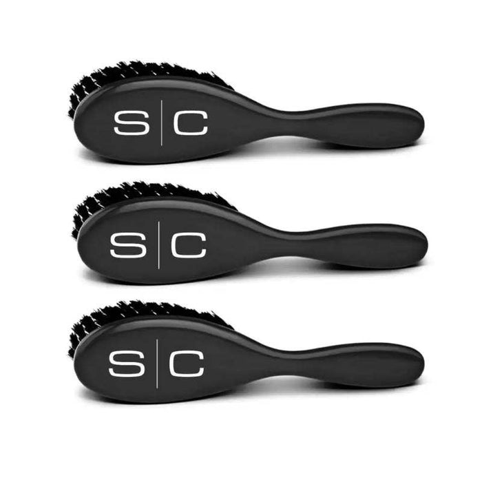 StyleCraft The Fresh Cut Brush-Black - 3 Pack Model #ZZ-SC318SB, UPC: 810069133676