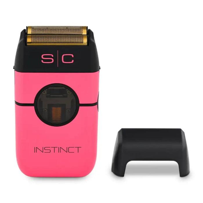StyleCraft Instinct Metal Shaver - PINK - Double Foil with IN2 Vector Motor and Intuitive Torque Control Model #SC807PK, UPC:810069132785