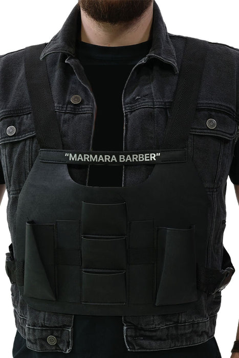 Marmara Barber Apron Shield Model #BA-SHI, UPC: 8691541007775