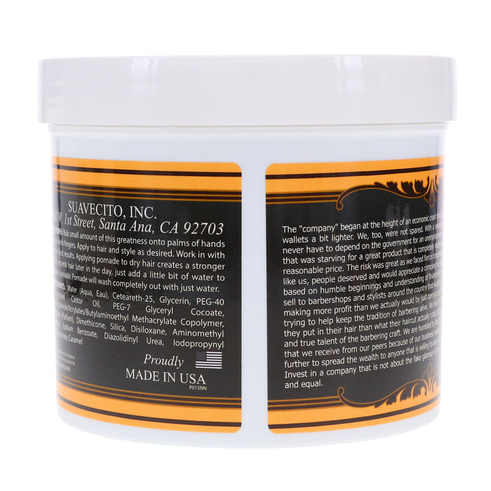 Suavecito Pomade Firme Hold, 32 oz. Model #42C-P015NN, UPC: 859896004094
