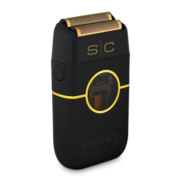 StyleCraft Instinct Metal Shaver - BLACK - Double Foil with IN2 Vector Motor and Intuitive Torque Control Model #SC807B, UPC:810069132778