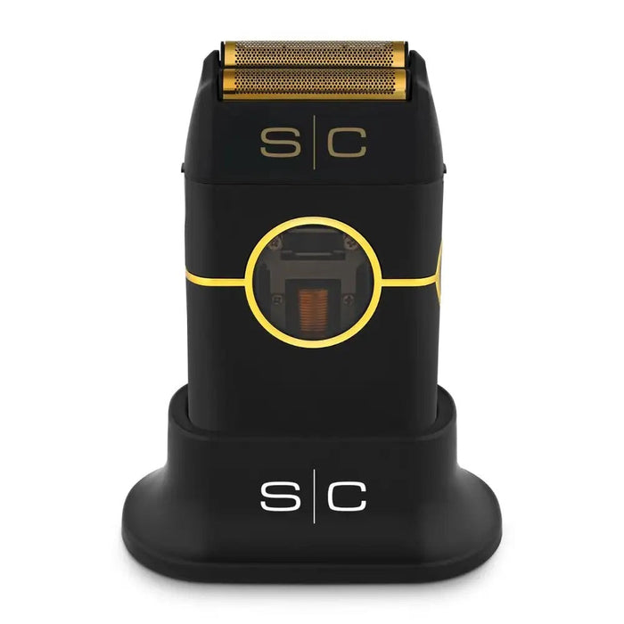 StyleCraft Instinct Metal Shaver - BLACK - Double Foil with IN2 Vector Motor and Intuitive Torque Control Model #SC807B, UPC:810069132778