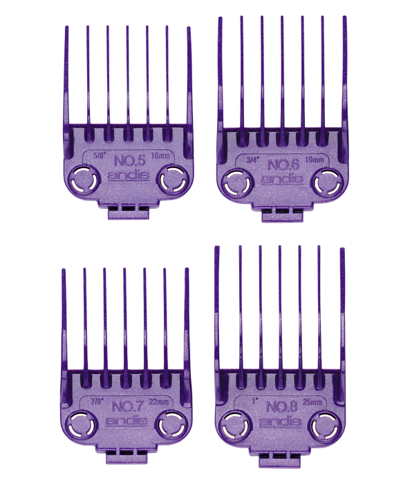 ANDIS Nano Silver Magnetic Attachment 4-Combs, Large Model #AN-01415, UPC: 040102014154