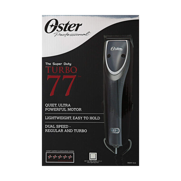 OSTER Turbo 77 w/Detachable 000 Blade - Super Duty Model #OS-76077-310, UPC: 034264451155
