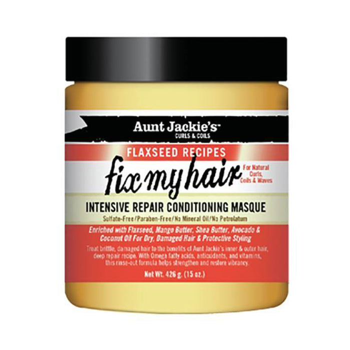 AUNT JACKIE'S Flax Fix My Hair 15 Oz Model #UT-38333, UPC: 034285675158