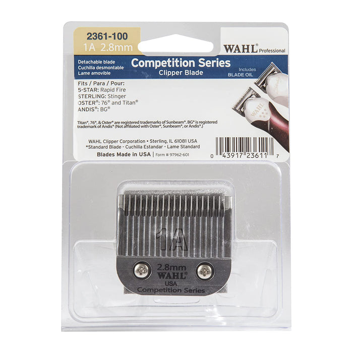 WAHL Blade Set 1247-1770 #1A Model #WA-2361-100, UPC: 043917236117