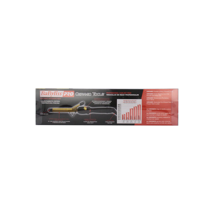 BABYLISS PRO Ceramic Tools ¾" Spring Curling Iron Model #BB-CT75S, UPC: 074108021175