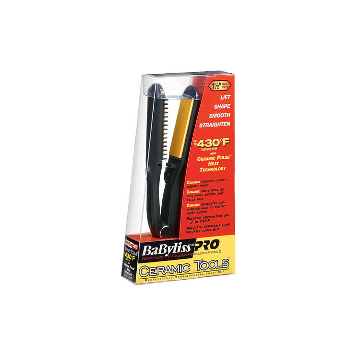 BABYLISS PRO Ceramic Tools 1 ½" Straightening Iron Model #BB-CT2590, UPC: 074108061485