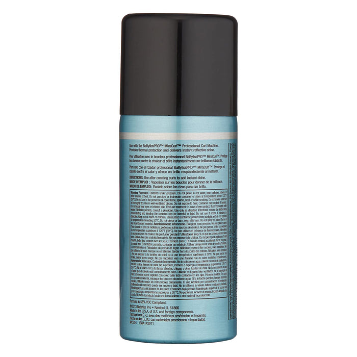 BABYLISS PRO Mira Curl Thermal Shine Spray, 125 g/4.4 Oz Model #BB-MCSS4, UPC: 074108297198