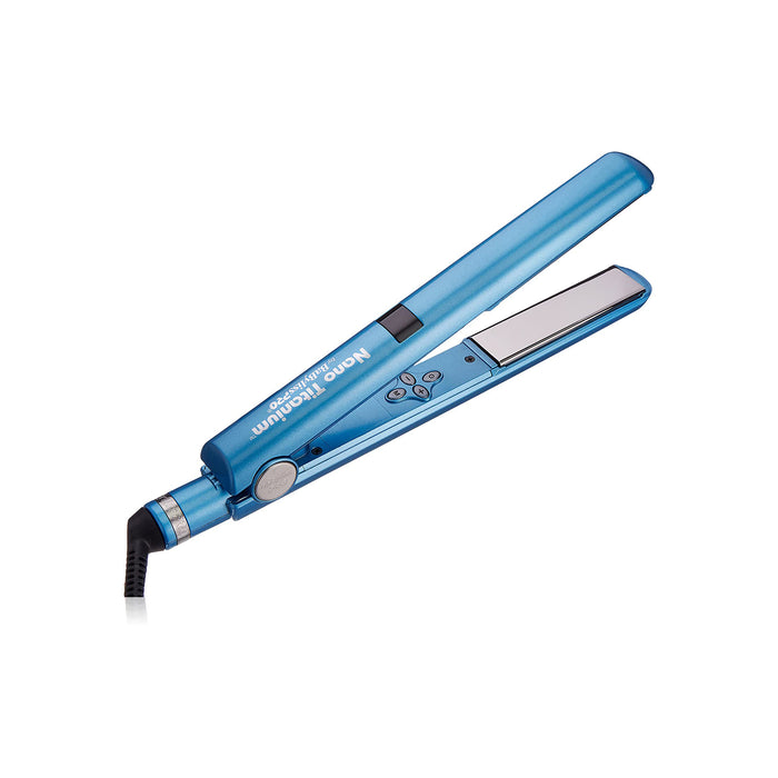 BABYLISS PRO Nano Titanium Digital Straightener, 1 Inch Model #BABNT2095T, UPC: 074108320872