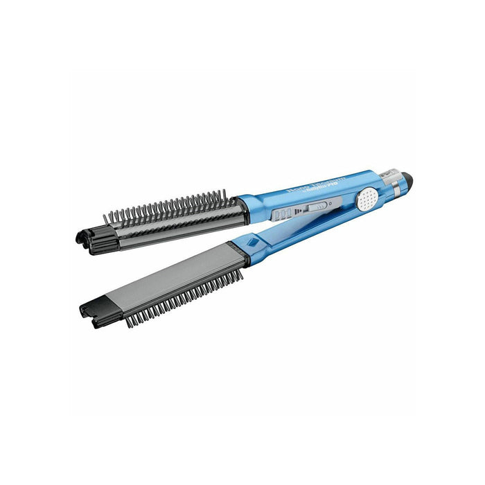 BABYLISS PRO Nano Titanium 1 1/4 Ultrasonic Cool Mist Flat Iron and Styling Comb Model #BB-BABNTPP17, UPC: 074108320896