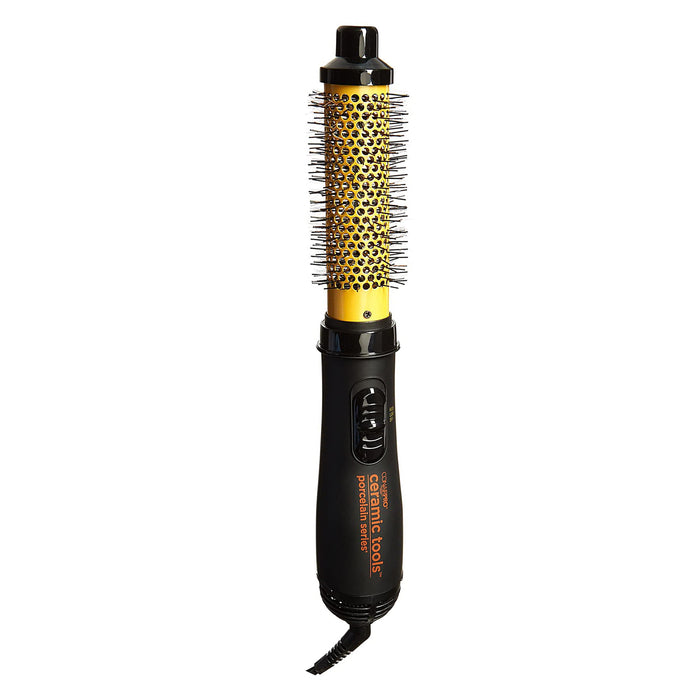 CONAIR PRO Ceramic Tools Porcelain Series 1 1/4" Soft-Bristle Hot Air Brush Model #CN-CPP21000, UPC: 074108340795