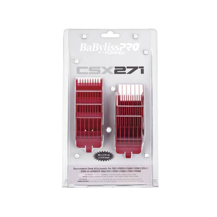 BABYLISS PRO Red Comb Set for All 811 Models FX668, FX671 Model #BB-FXCSX271-320, UPC: 074108341945