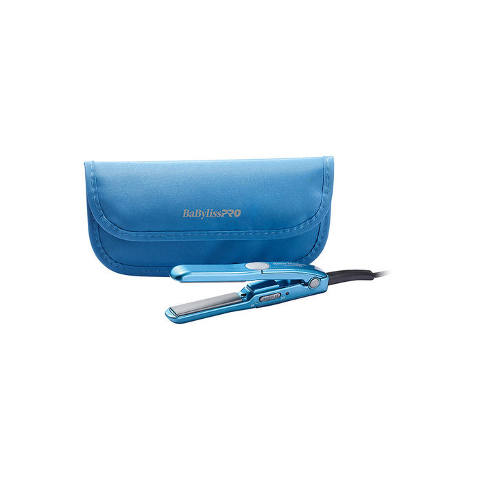 BABYLISS PRO Nano Titanium Mini Iron & Pouch Model #BB-BABNTBG3050N, UPC: 074108358974