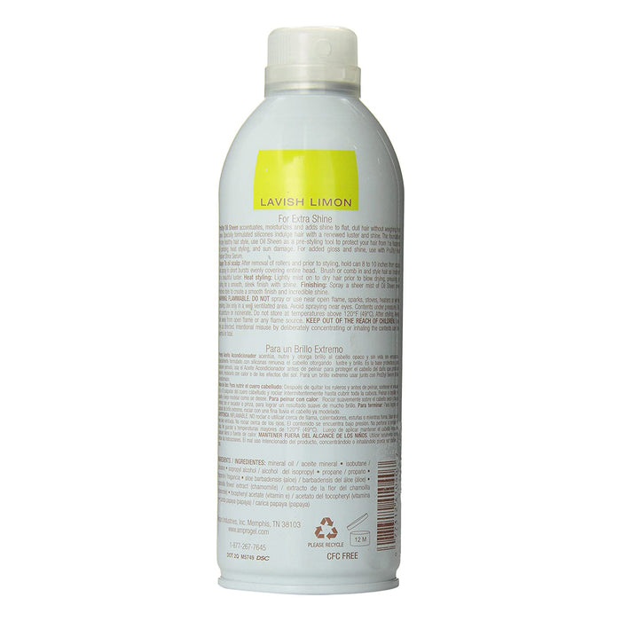AMPRO Lavish Oil Sheen, Limon, 11 Ounce Model #AM-41040, UPC: 077312410407