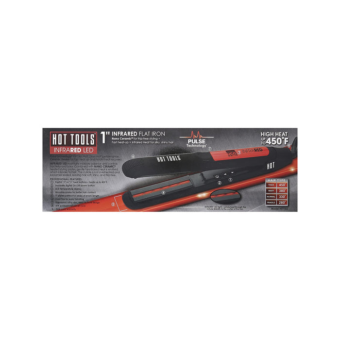 HOT TOOLS Led Infrared Flat Iron Model #HO-HT7102, UPC: 078729071021