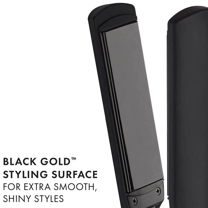 HOT TOOLS Black Gold 1 1/4" Digital Salon Flat Iron Model #HO-HT7117BGV2, UPC: 078729171172